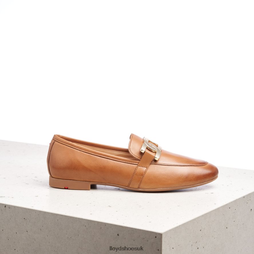 LLOYD Women SMOOTH LEATHER SLIPPER H4BXXT1040 Shoes brown