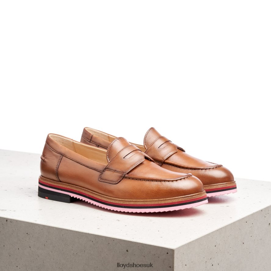 LLOYD Women SMOOTH LEATHER SLIPPER H4BXXT1045 Shoes brown