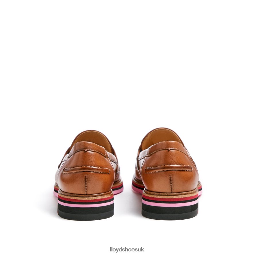 LLOYD Women SMOOTH LEATHER SLIPPER H4BXXT1045 Shoes brown
