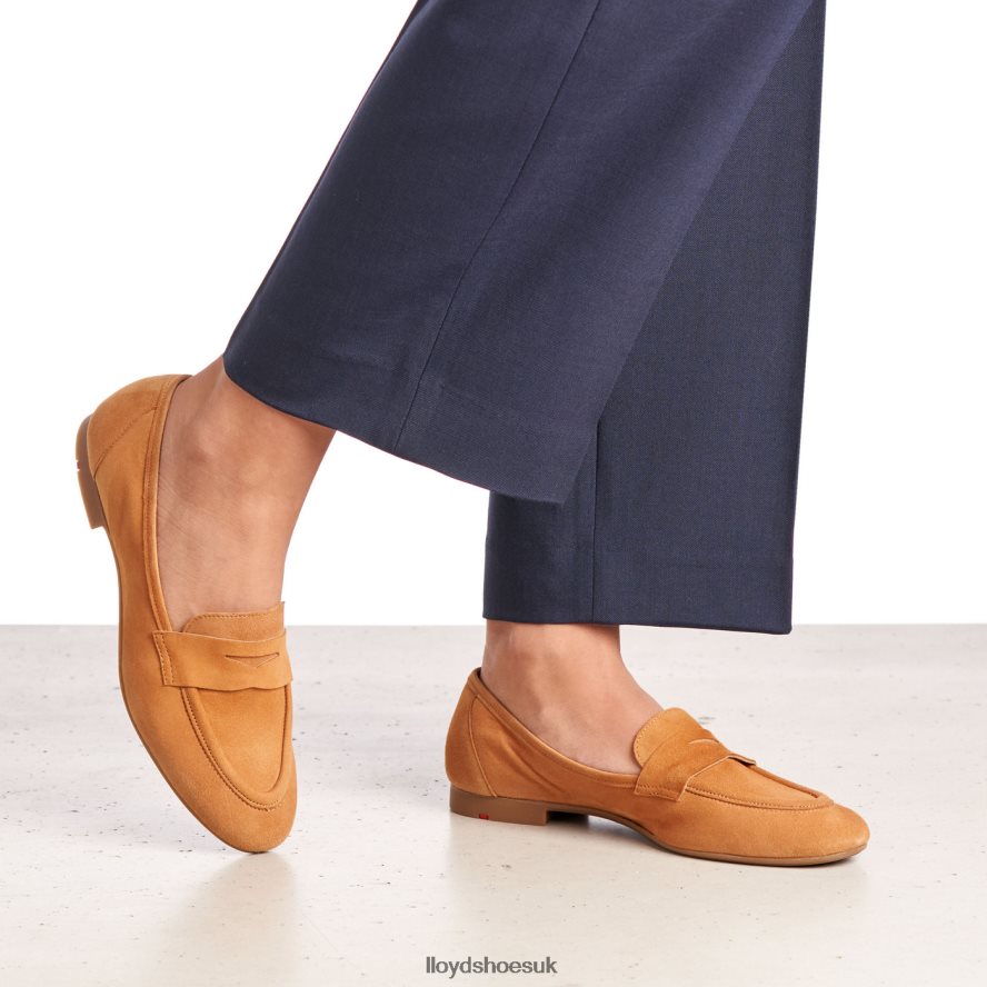LLOYD Women SUEDE SLIPPER H4BXXT1136 Shoes brown