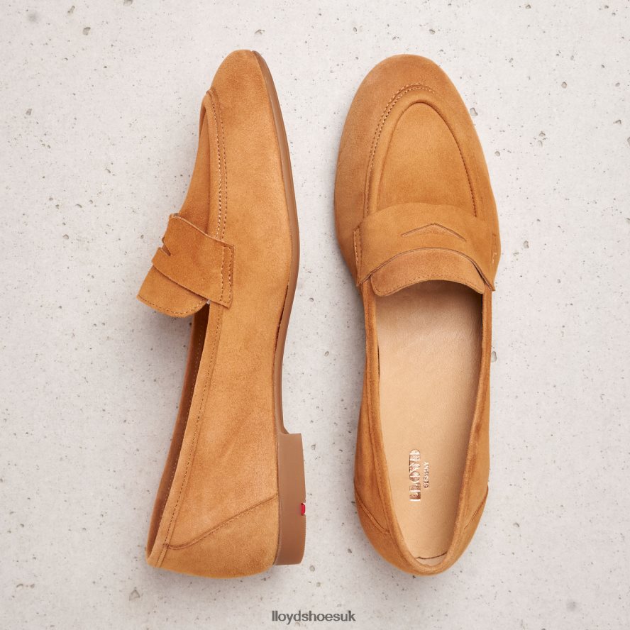 LLOYD Women SUEDE SLIPPER H4BXXT1136 Shoes brown