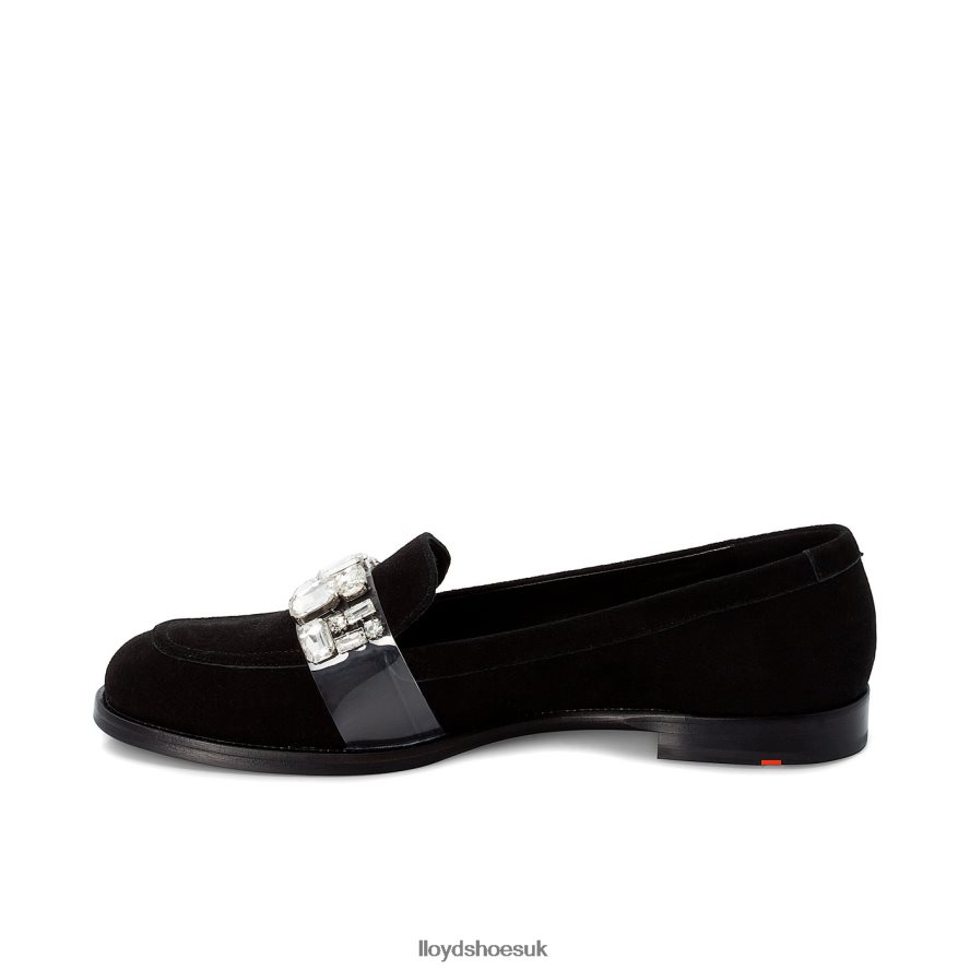 LLOYD Women SUEDE SLIPPER H4BXXT1138 Shoes black