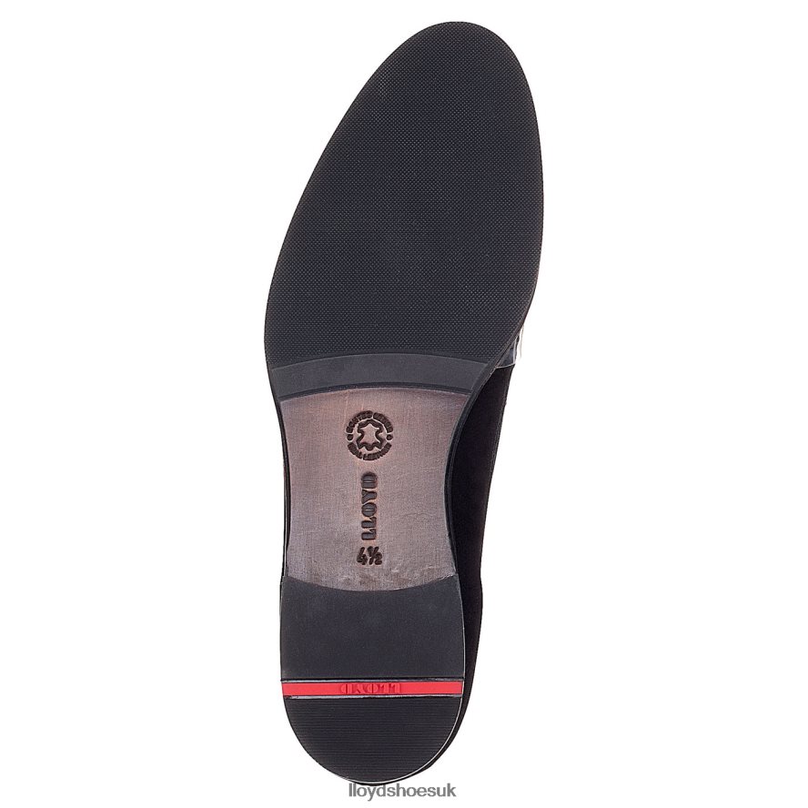 LLOYD Women SUEDE SLIPPER H4BXXT1138 Shoes black