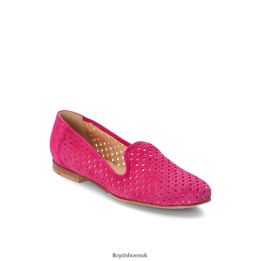 LLOYD Women SUEDE SLIPPER H4BXXT1141 Shoes red