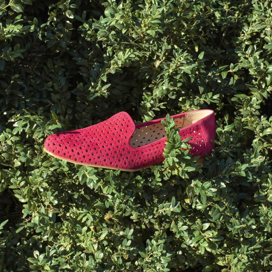 LLOYD Women SUEDE SLIPPER H4BXXT1141 Shoes red