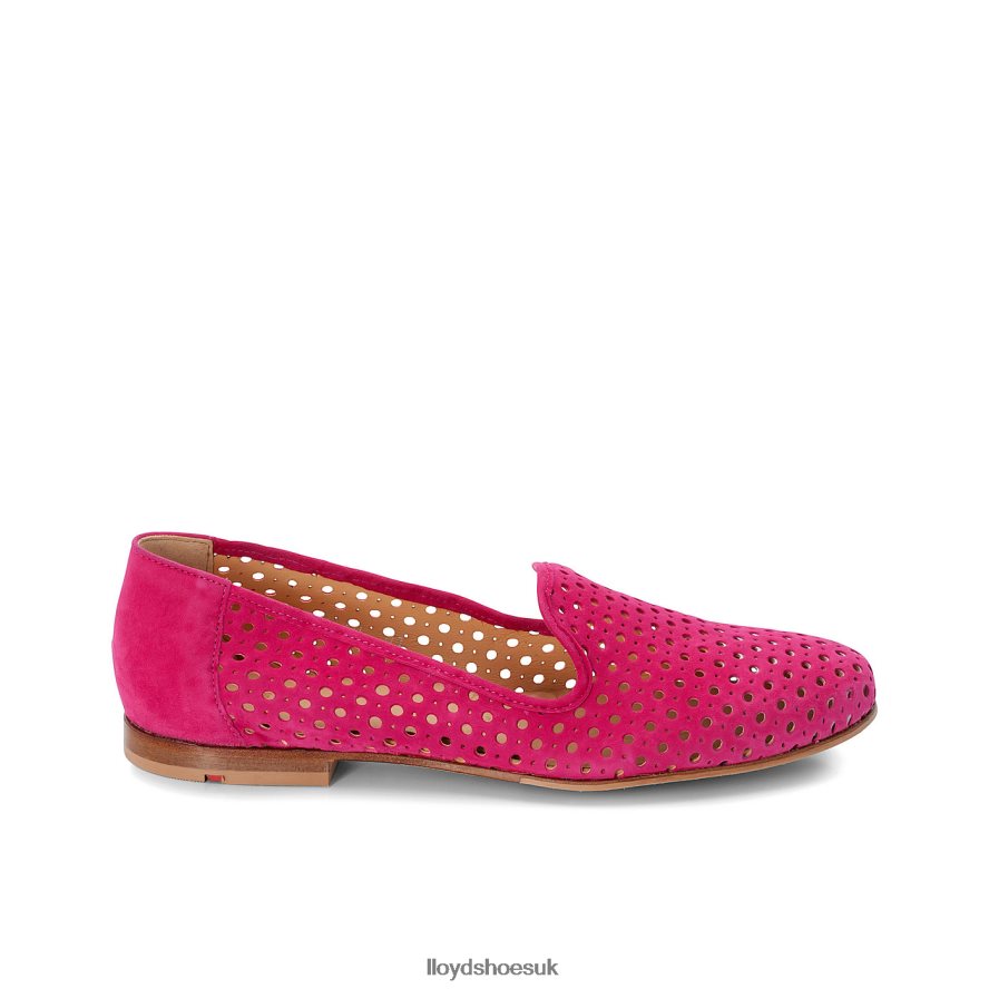 LLOYD Women SUEDE SLIPPER H4BXXT1141 Shoes red