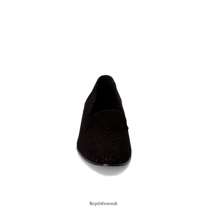 LLOYD Women SUEDE SLIPPER H4BXXT1145 Shoes black