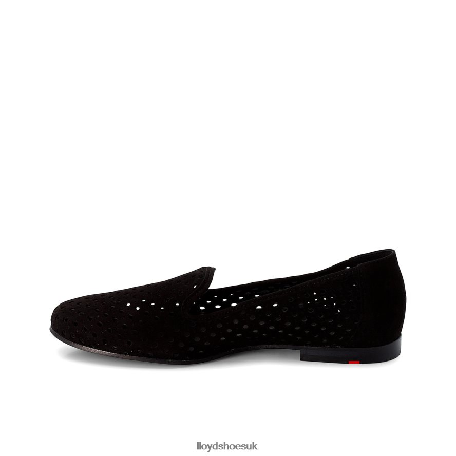 LLOYD Women SUEDE SLIPPER H4BXXT1145 Shoes black