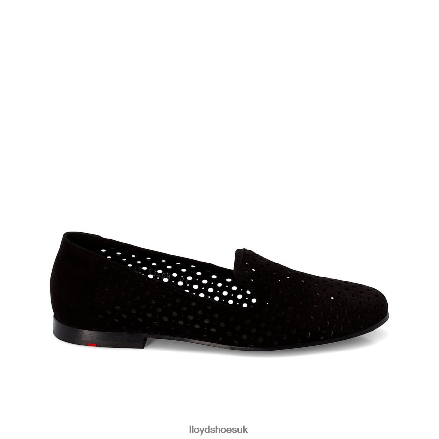 LLOYD Women SUEDE SLIPPER H4BXXT1145 Shoes black