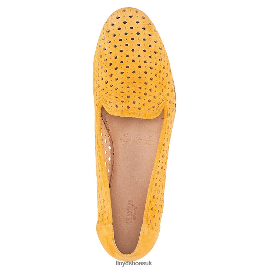 LLOYD Women SUEDE SLIPPER H4BXXT1149 Shoes yellow