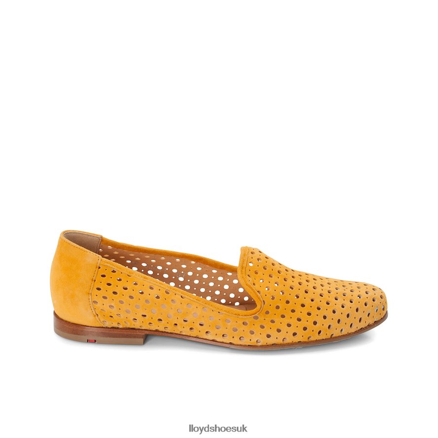 LLOYD Women SUEDE SLIPPER H4BXXT1149 Shoes yellow