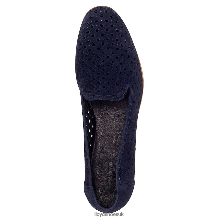 LLOYD Women SUEDE SLIPPER H4BXXT1150 Shoes blue