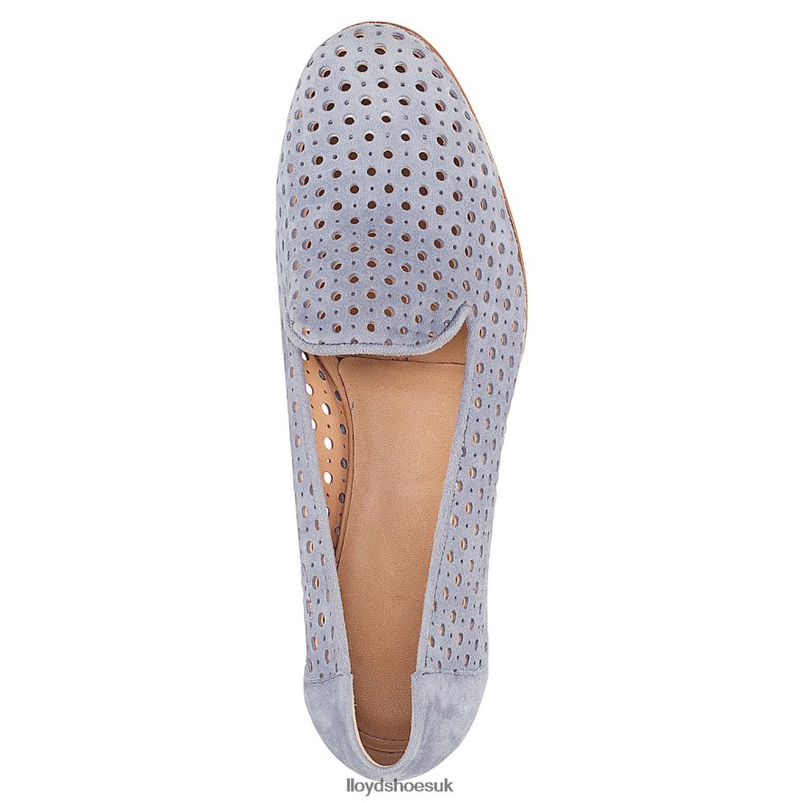 LLOYD Women SUEDE SLIPPER H4BXXT1151 Shoes blue