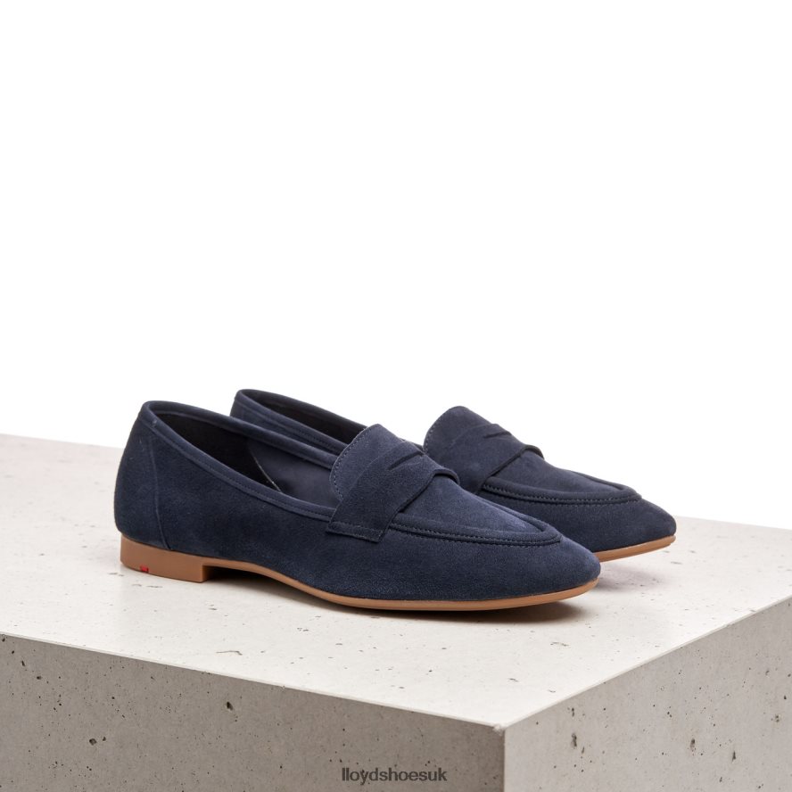 LLOYD Women SUEDE SLIPPER H4BXXT1152 Shoes blue