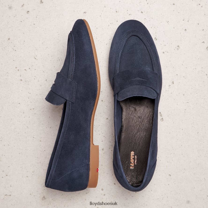 LLOYD Women SUEDE SLIPPER H4BXXT1152 Shoes blue