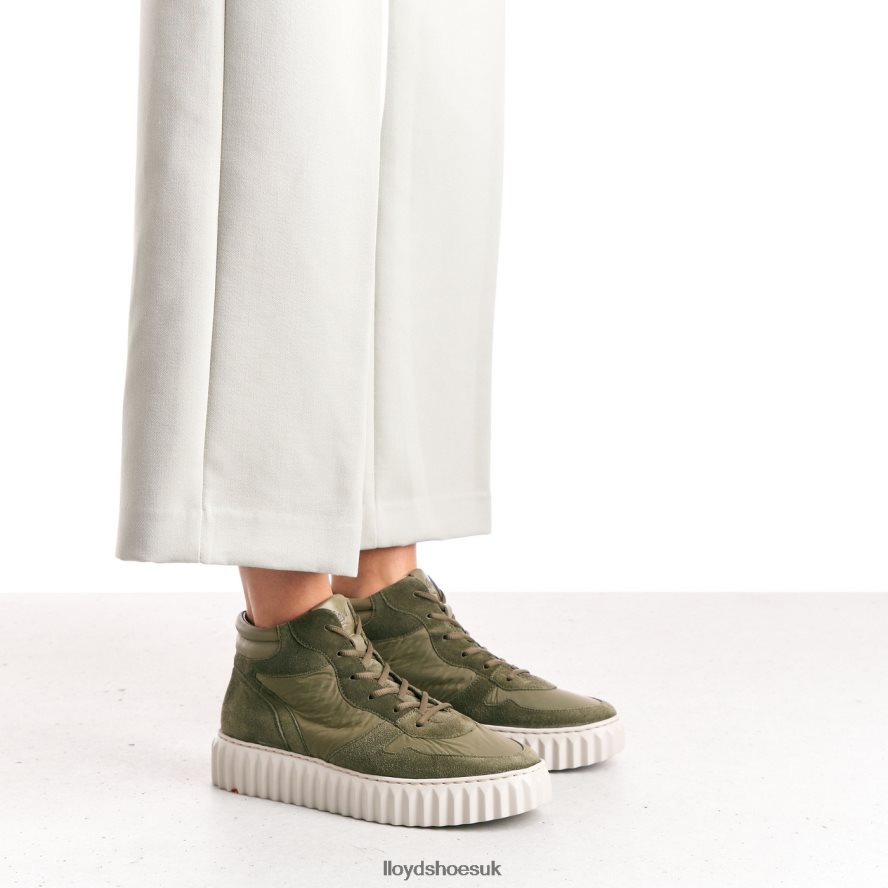 LLOYD Women HIGH TOP SNEAKERS H4BXXT769 Shoes green