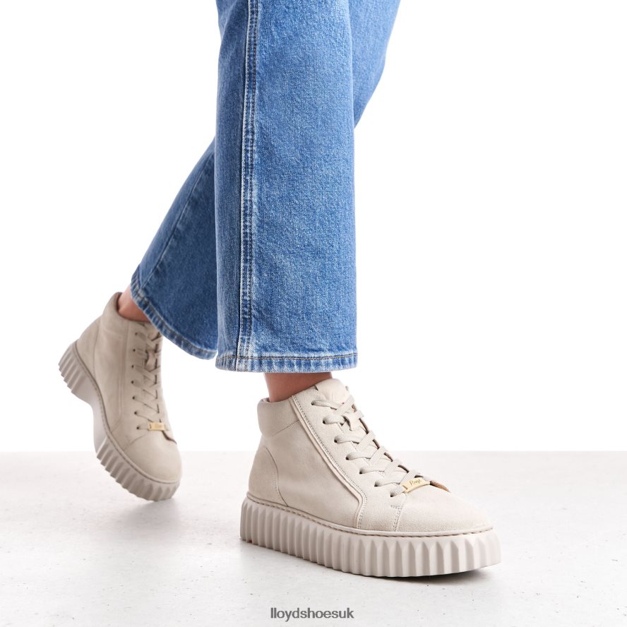 LLOYD Women HIGH TOP SNEAKERS H4BXXT770 Shoes beige