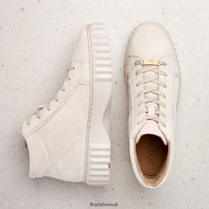 LLOYD Women HIGH TOP SNEAKERS H4BXXT770 Shoes beige