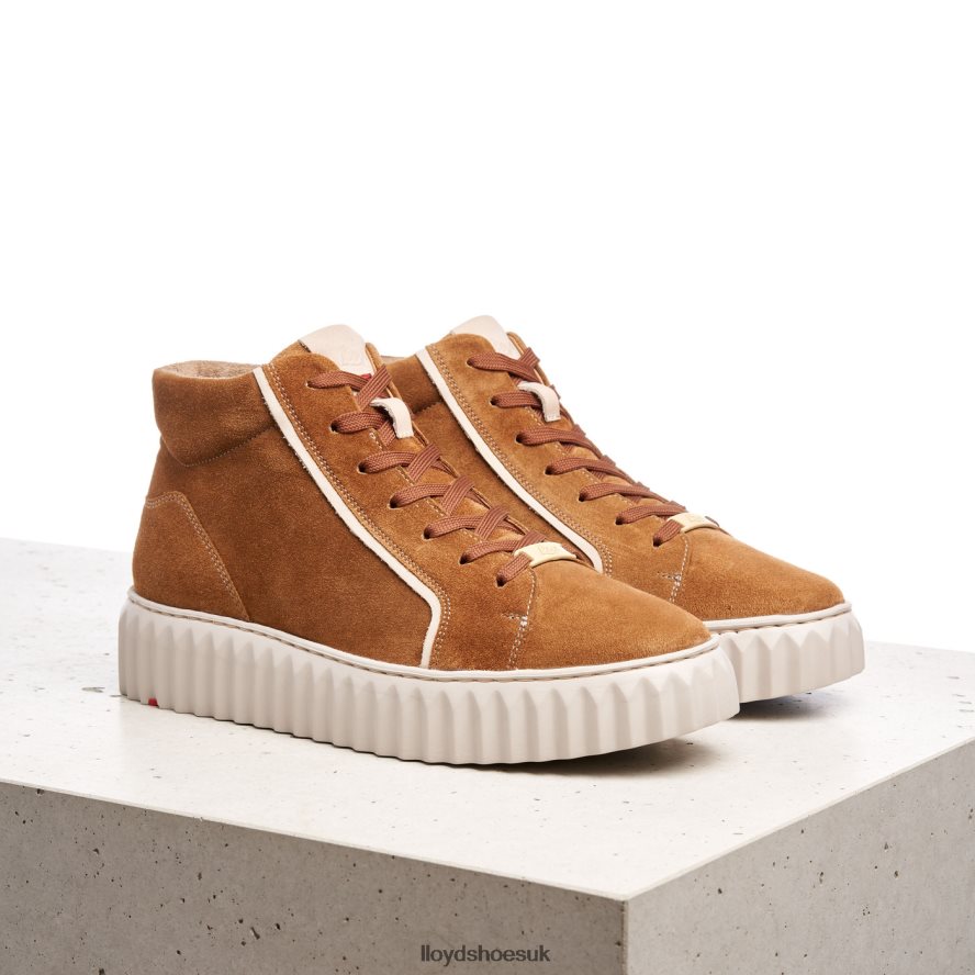 LLOYD Women HIGH TOP SNEAKERS H4BXXT771 Shoes brown