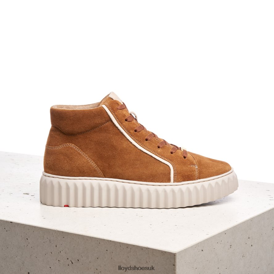 LLOYD Women HIGH TOP SNEAKERS H4BXXT771 Shoes brown