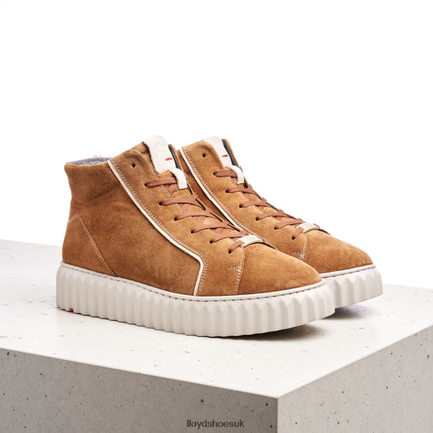 LLOYD Women HIGH TOP SNEAKERS H4BXXT777 Shoes brown