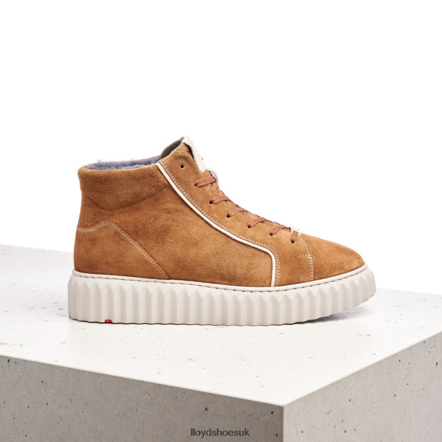 LLOYD Women HIGH TOP SNEAKERS H4BXXT777 Shoes brown