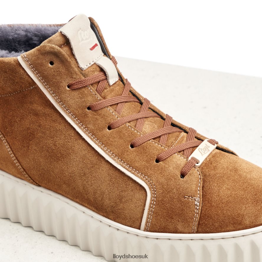 LLOYD Women HIGH TOP SNEAKERS H4BXXT777 Shoes brown