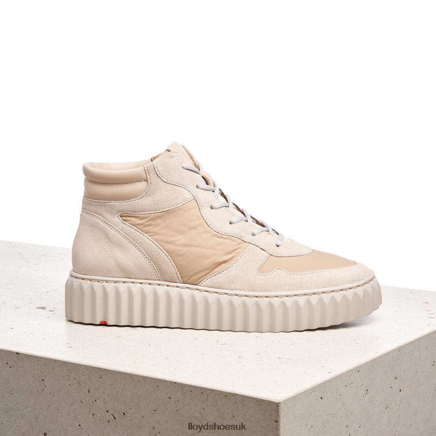 LLOYD Women HIGH TOP SNEAKERS H4BXXT785 Shoes beige