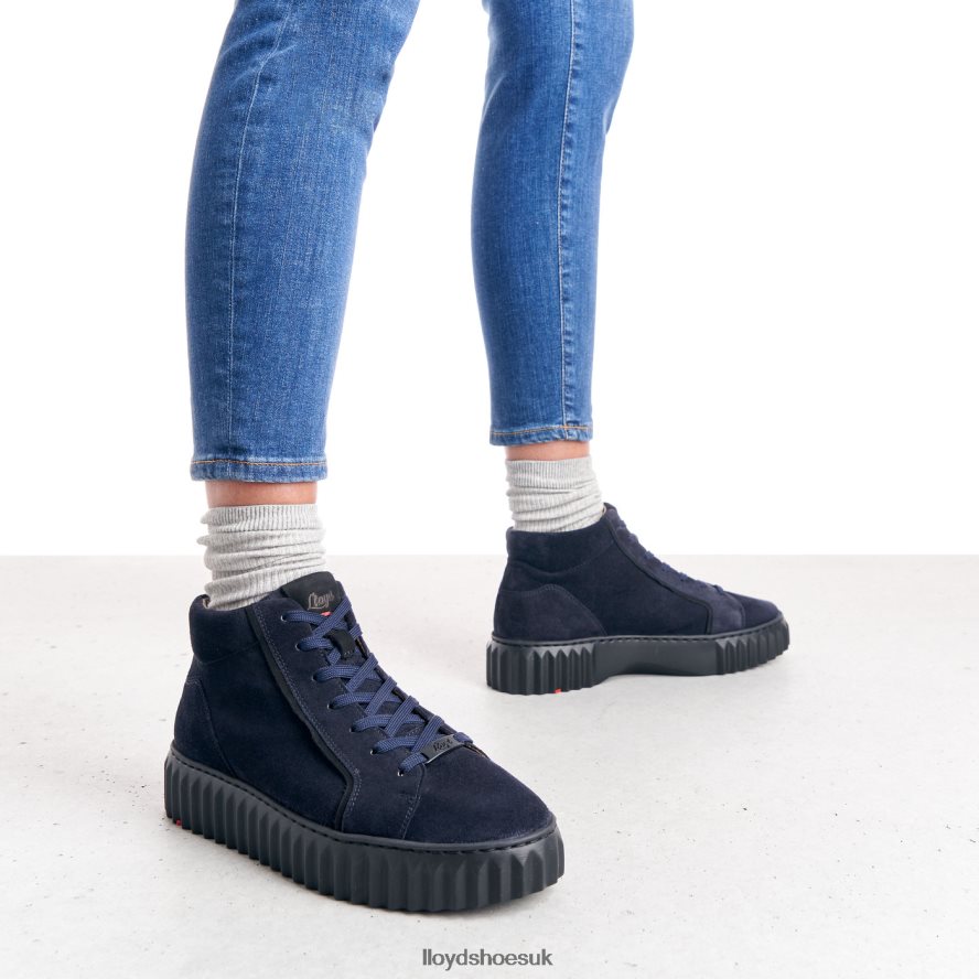 LLOYD Women HIGH TOP SNEAKERS H4BXXT811 Shoes blue