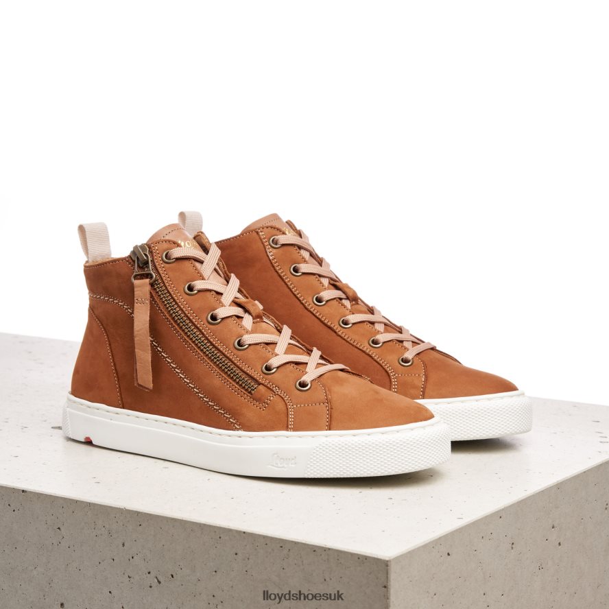 LLOYD Women HIGH TOP SNEAKERS H4BXXT859 Shoes brown