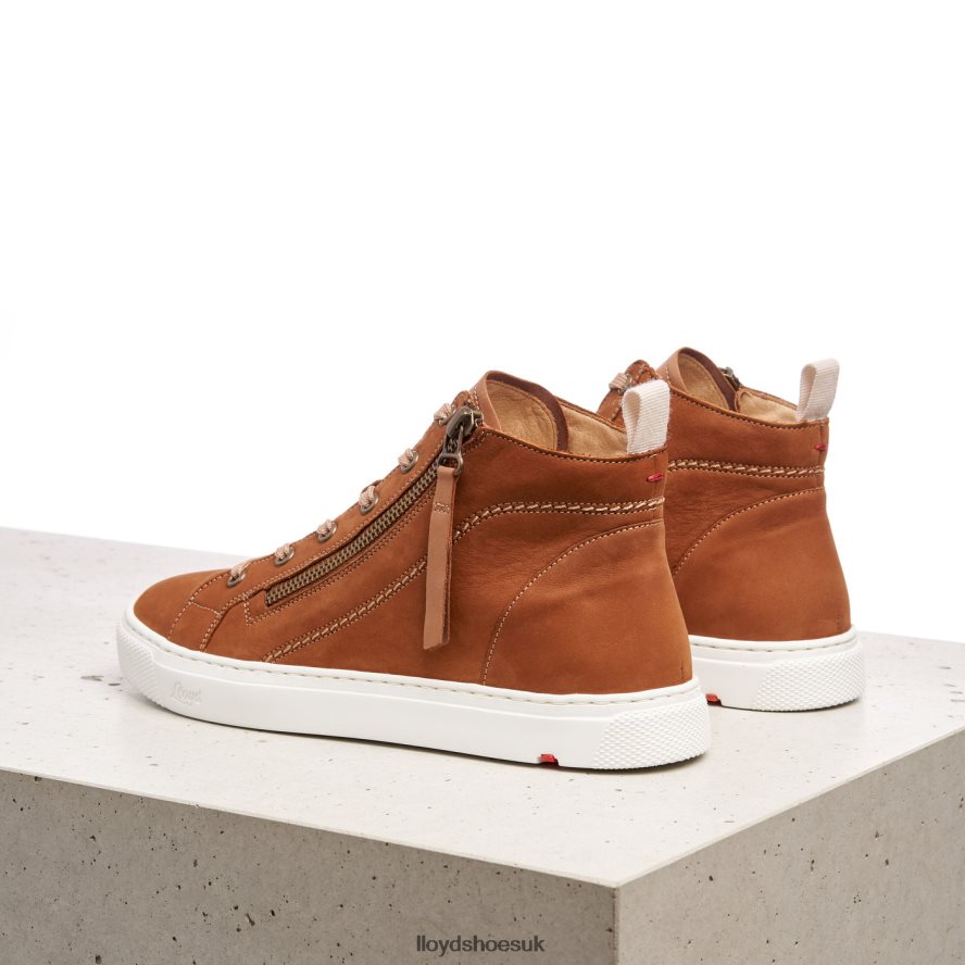 LLOYD Women HIGH TOP SNEAKERS H4BXXT859 Shoes brown