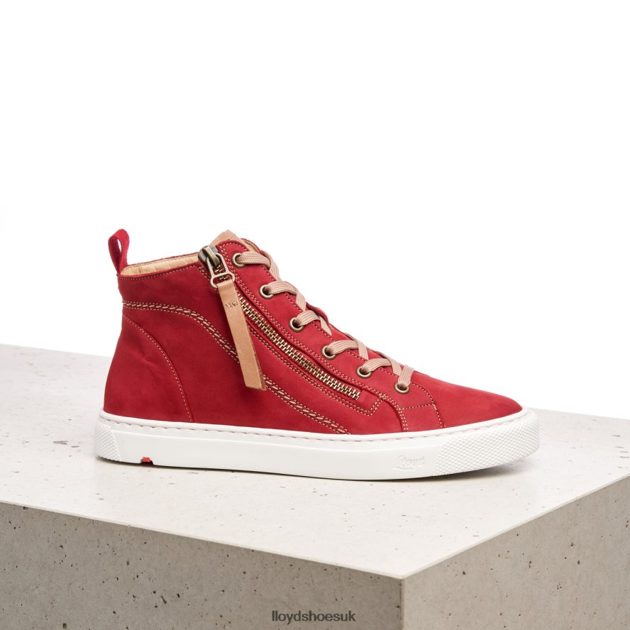 LLOYD Women HIGH TOP SNEAKERS H4BXXT860 Shoes red