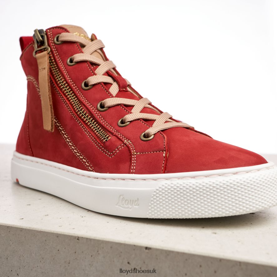 LLOYD Women HIGH TOP SNEAKERS H4BXXT860 Shoes red