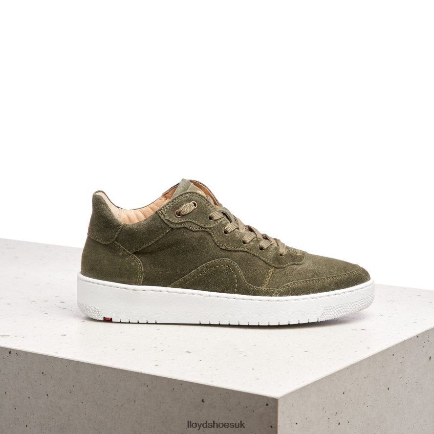 LLOYD Women LEATHER LOW TOP SNEAKERS H4BXXT768 Shoes green