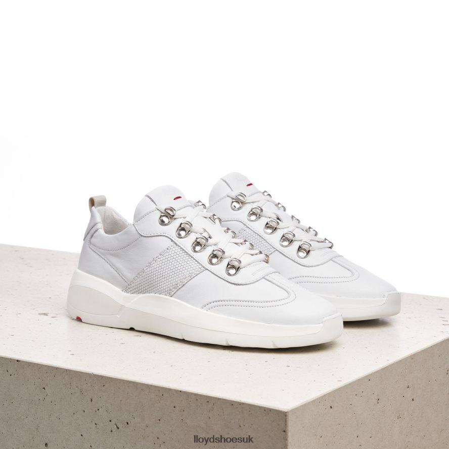 LLOYD Women LEATHER SNEAKERS H4BXXT790 Shoes white