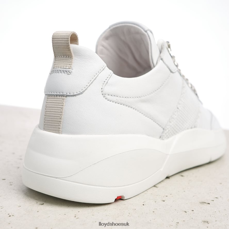 LLOYD Women LEATHER SNEAKERS H4BXXT790 Shoes white