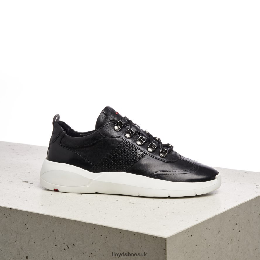 LLOYD Women LEATHER SNEAKERS H4BXXT834 Shoes black