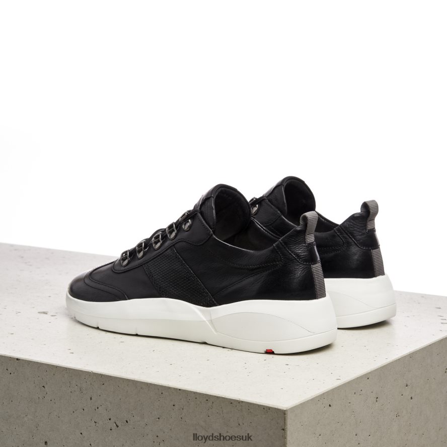 LLOYD Women LEATHER SNEAKERS H4BXXT834 Shoes black