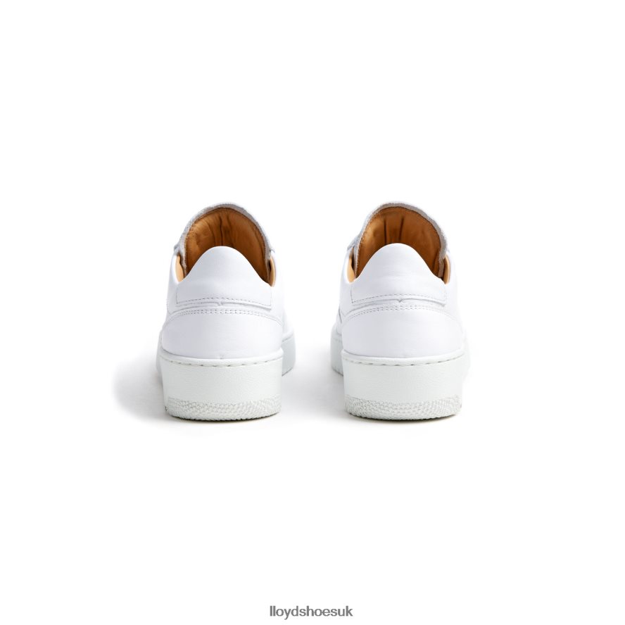 LLOYD Women LOW TOP LEATHER SNEAKERS H4BXXT765 Shoes white