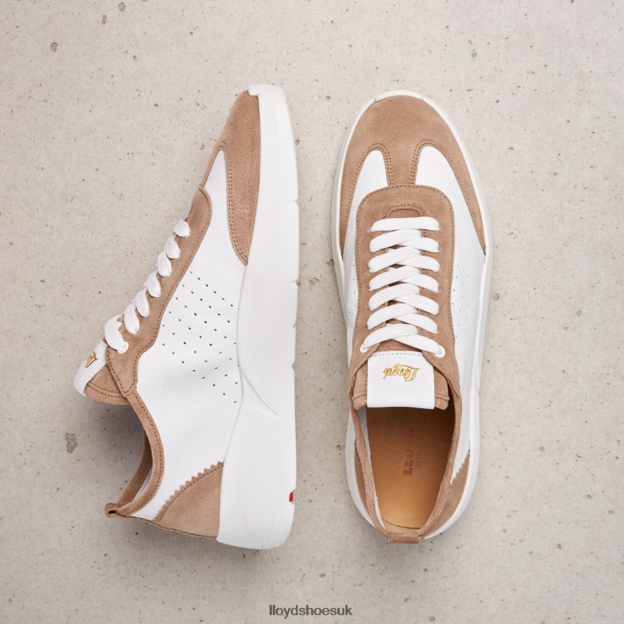LLOYD Women QUALITY LOW TOP SNEAKERS H4BXXT1353 Shoes beige