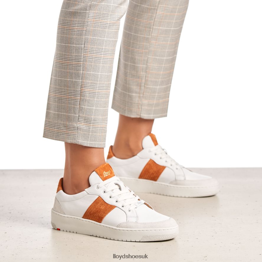 LLOYD Women QUALITY LOW TOP SNEAKERS H4BXXT831 Shoes white