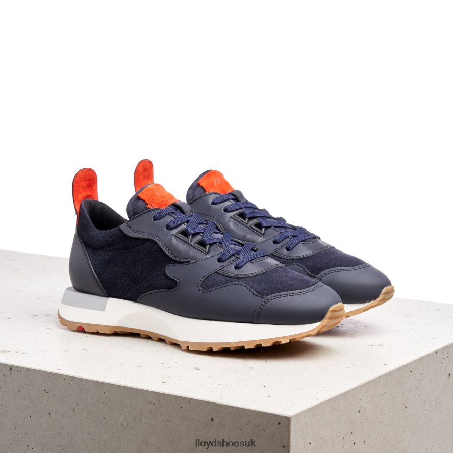 LLOYD Women SHEEP LEATHER SNEAKERS H4BXXT791 Shoes blue