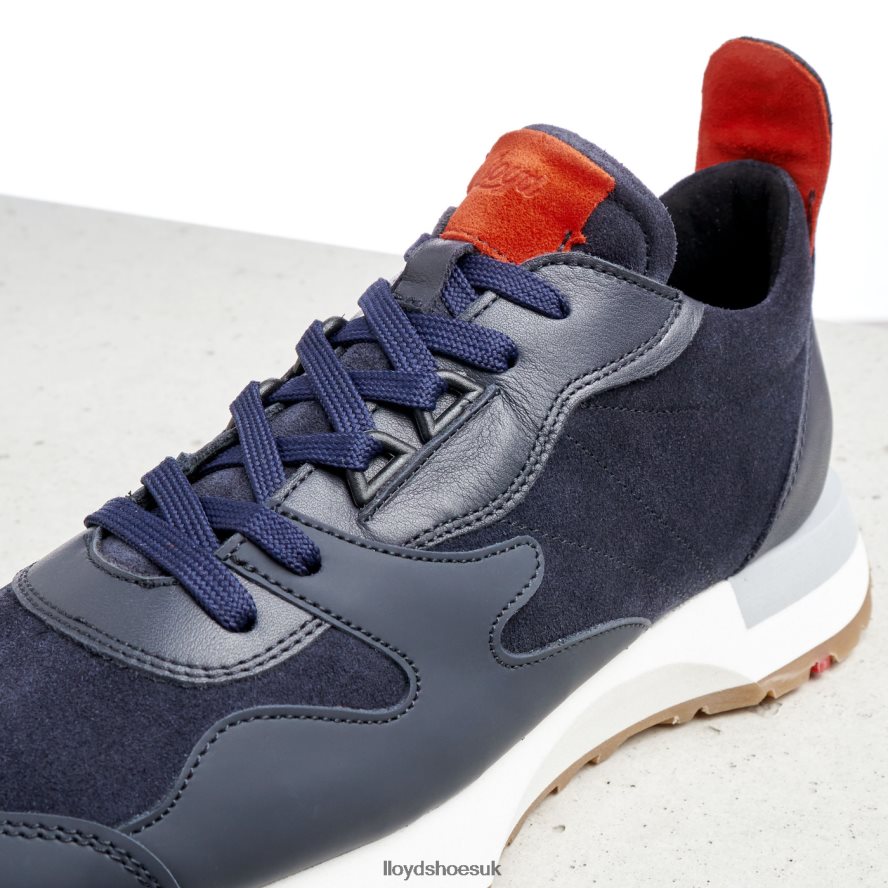 LLOYD Women SHEEP LEATHER SNEAKERS H4BXXT791 Shoes blue