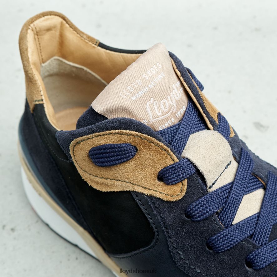 LLOYD Women SHEEP LEATHER SNEAKERS H4BXXT814 Shoes blue