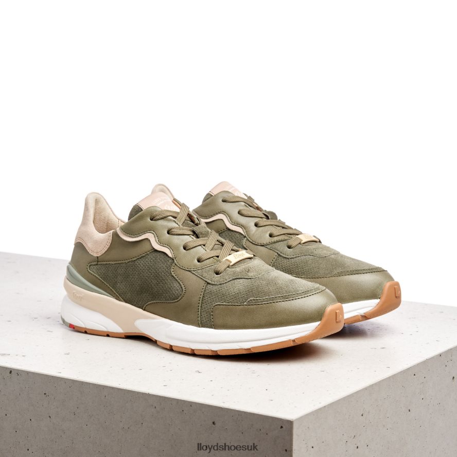 LLOYD Women SHEEP LEATHER SNEAKERS H4BXXT817 Shoes green