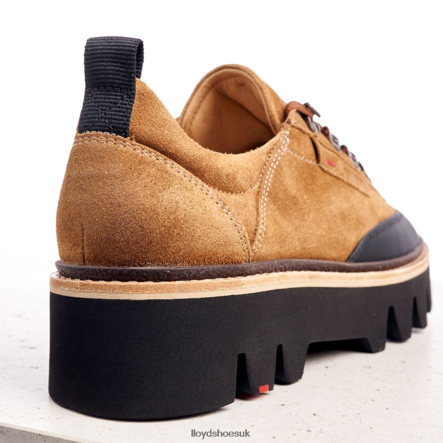 LLOYD Women SMOOTH LEATHER SNEAKERS H4BXXT1176 Shoes brown