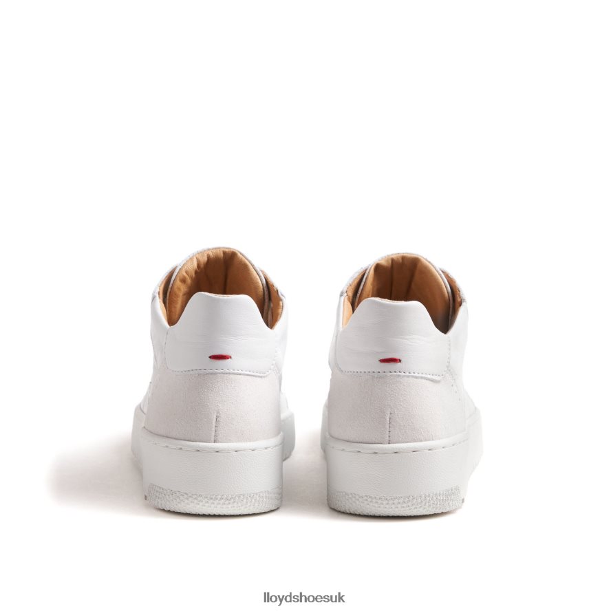 LLOYD Women SMOOTH LEATHER SNEAKERS H4BXXT756 Shoes white