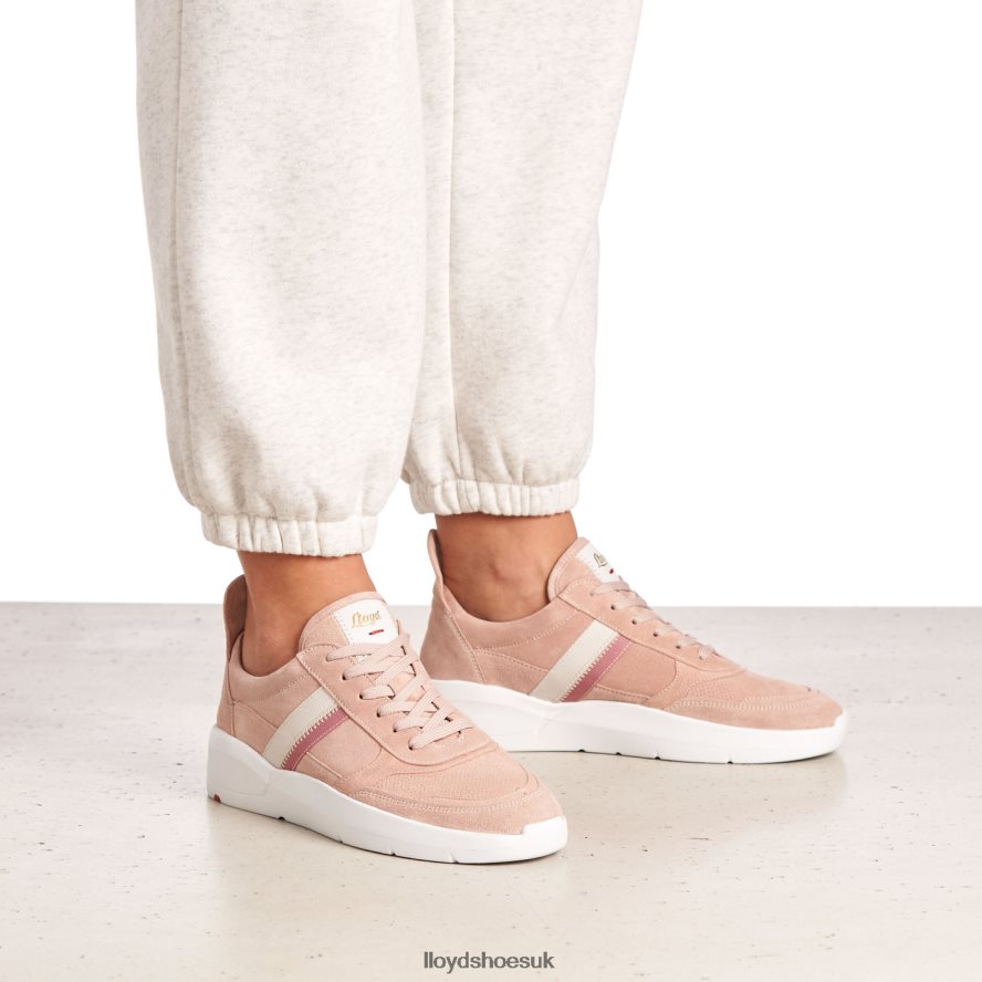 LLOYD Women SMOOTH LEATHER SNEAKERS H4BXXT789 Shoes pink