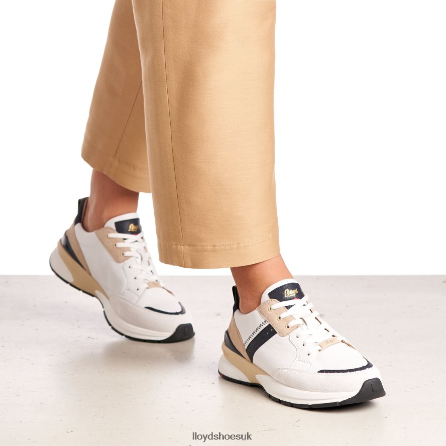 LLOYD Women SMOOTH LEATHER SPOPTY SNEAKERS H4BXXT833 Shoes combined