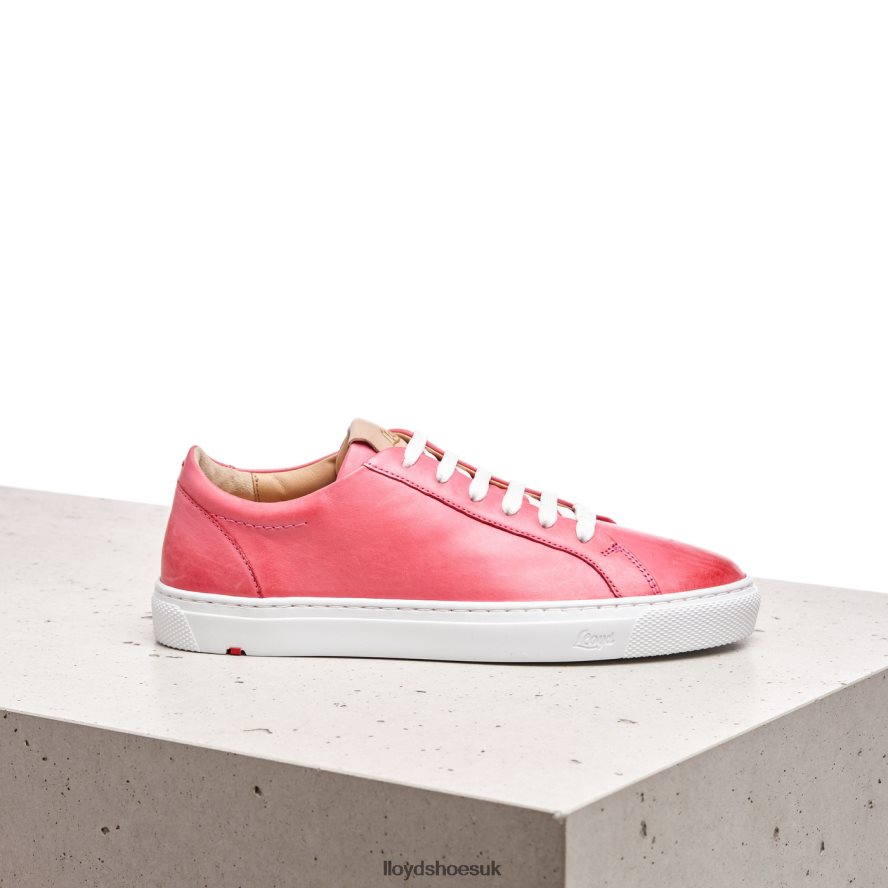 LLOYD Women SMOOTH LEATHER SPOPTY SNEAKERS H4BXXT842 Shoes pink